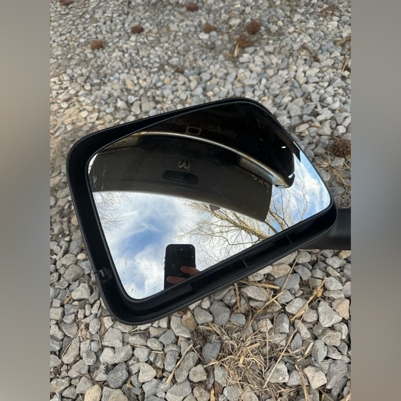 Used International Driver Side Left Side Hood Mirror LH Off 2018 Semi Truck - Picture 3 of 5